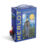 Merlot Vin de Pays d\'OC IGP, Grand Sud, Bag in Box - 3 lt (BIB)