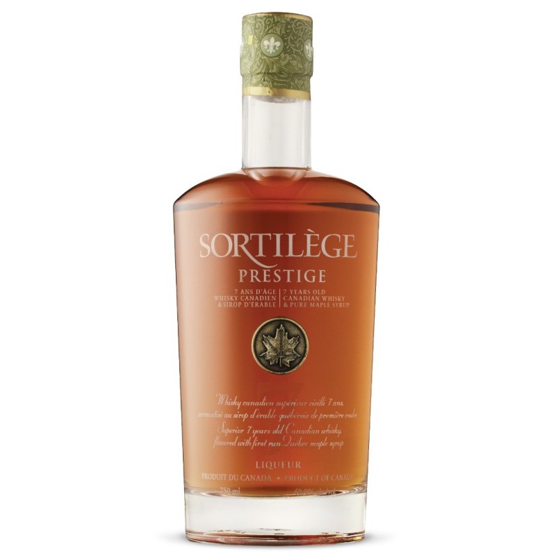 Sortilège Prestige, Liqueur de whisky à l'érable 40.9°, Québec - 75 cl
